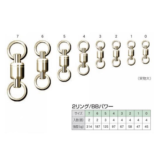 NT Swivel - 2 Rings / BB Power (Nickel)