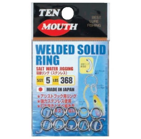 Ten Mouth - Welded Solid Ring (Stainless)