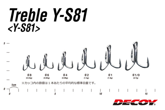 Decoy Silver Treble Y-S81